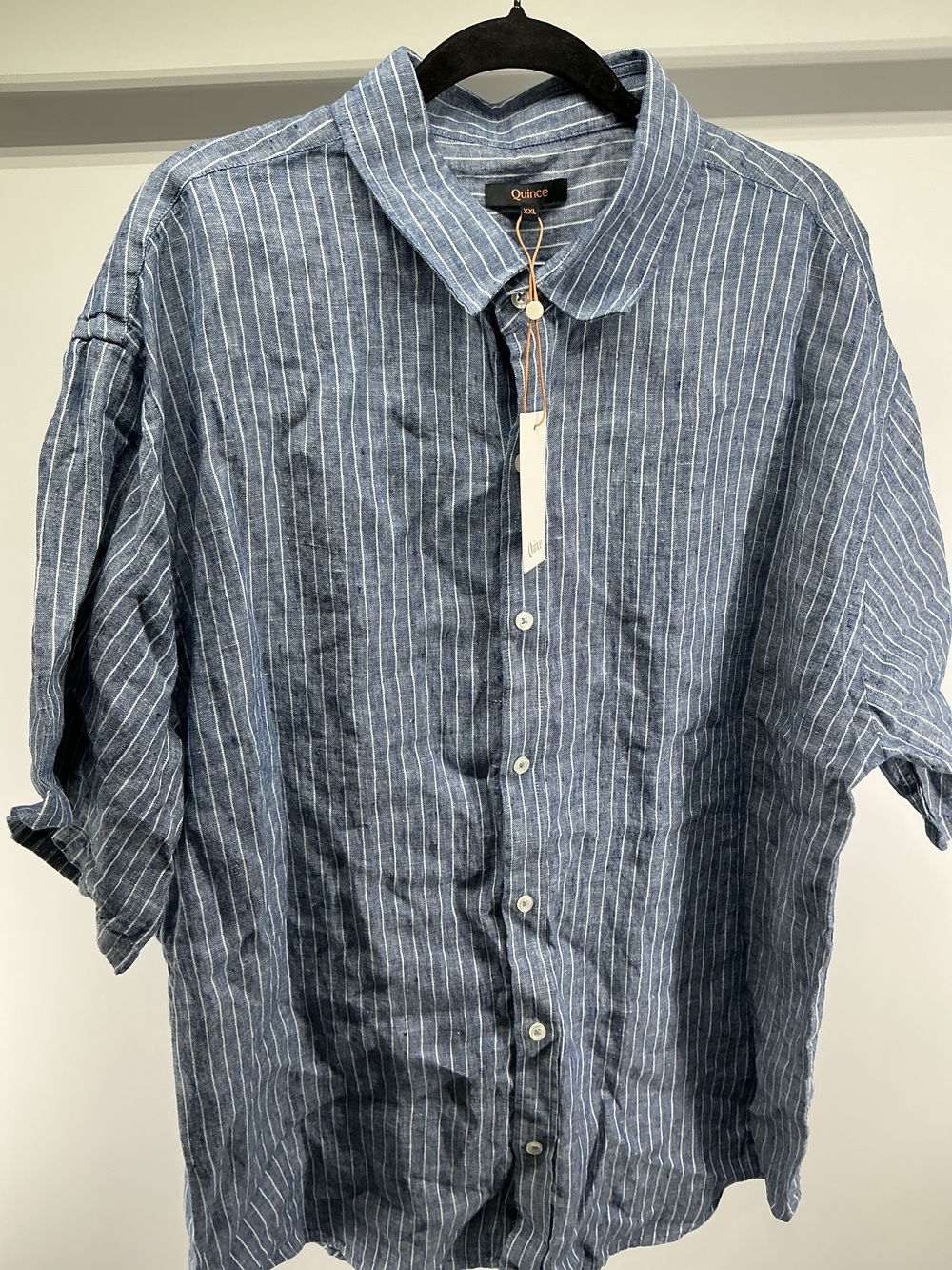 100% European Linen Relaxed Short Sleeve Shirt